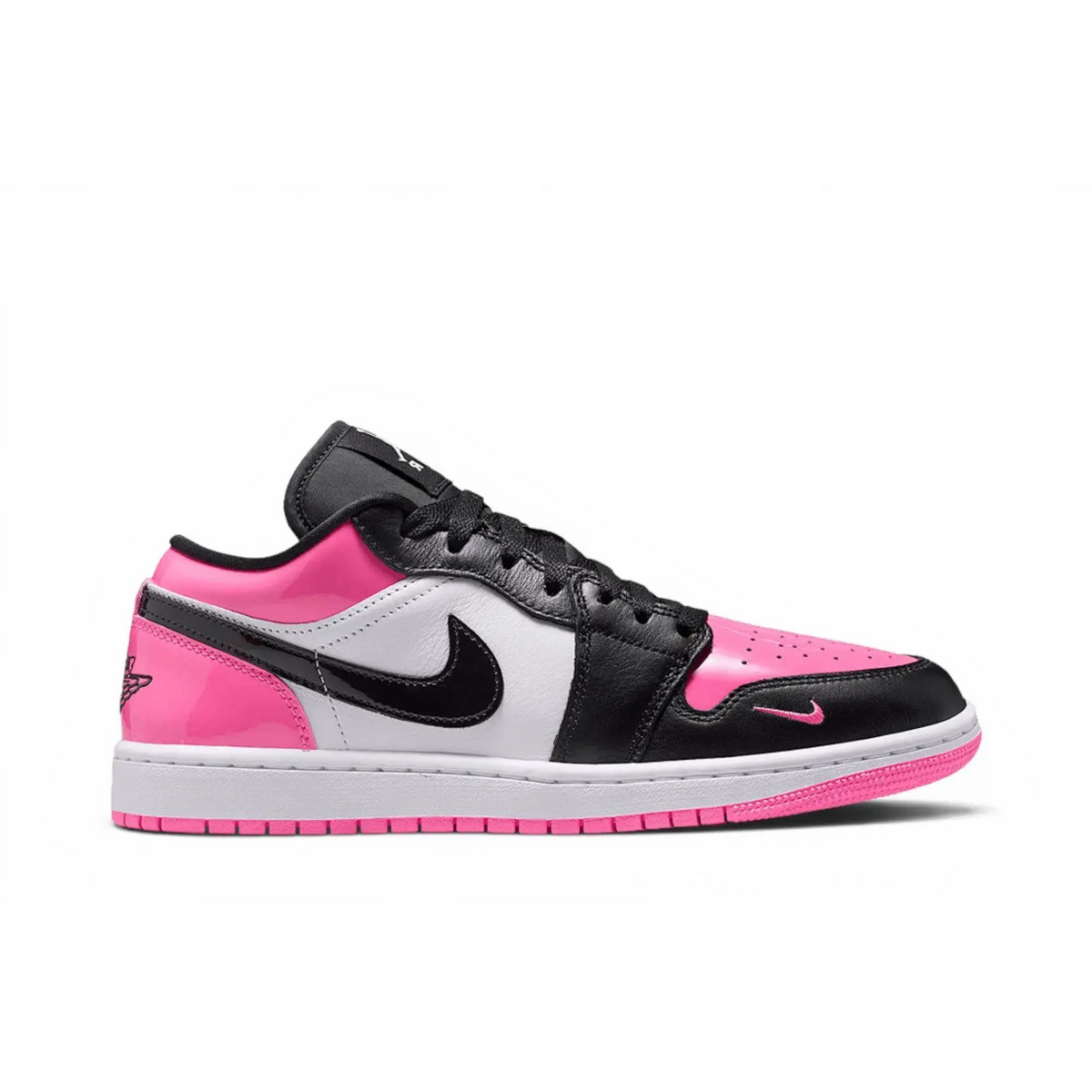 Jordan 1 Low SE Black Pinksicle Patent (Women's) sneaker 1 - stylecode IV2446-684