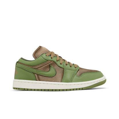 Jordan 1 Low SE Brown Kelp Sky J Light Olive (Women's) sneaker 1 - stylecode FB9893-300