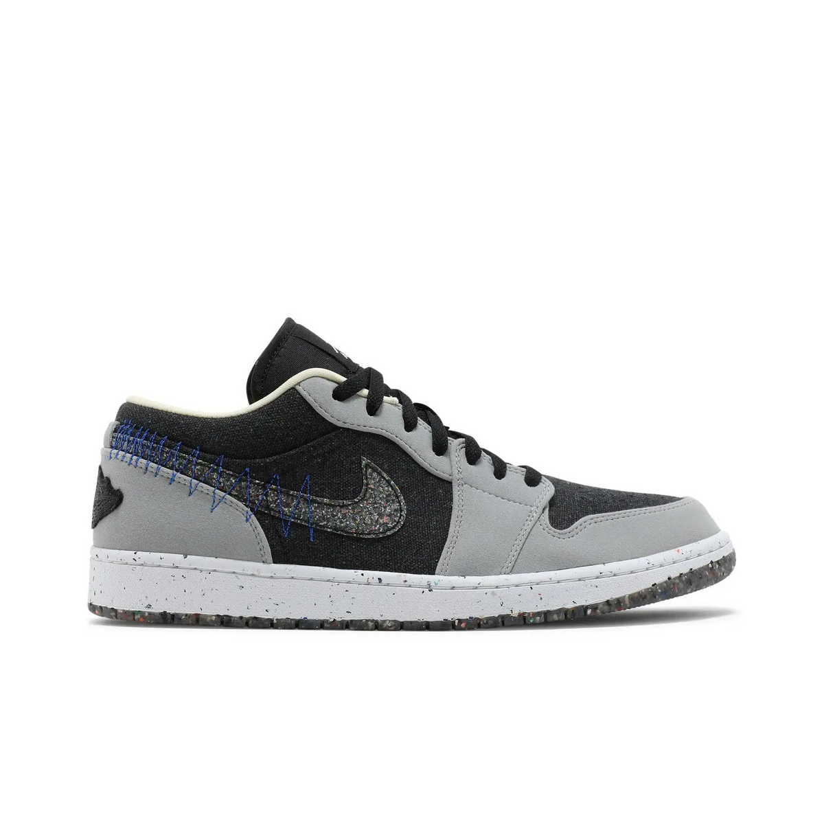 Jordan 1 Low SE Crater Black Grey sneaker 1 - stylecode DM4657-001