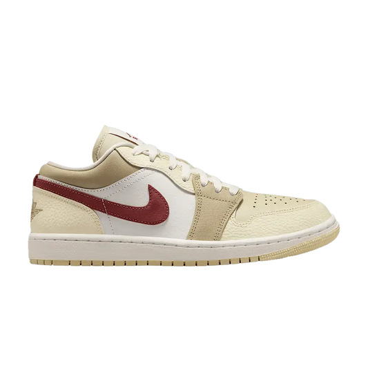 Jordan 1 Low SE Desert Khaki Red Sepia (Women's) sneaker 1 - stylecode HV6530-100