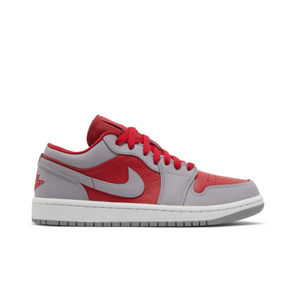 Jordan 1 Low SE Homage Split Gym Red Cement Grey (Women's) sneaker 1 - stylecode DR0502-600