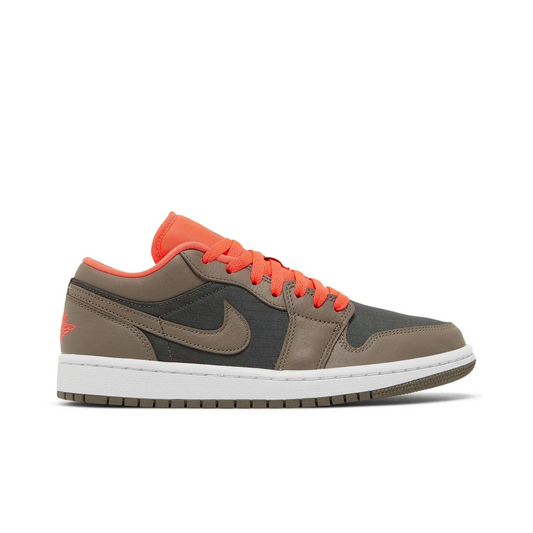 Jordan 1 Low SE Newsprint Olive Grey (Women's) sneaker 1 - stylecode DQ6076-002