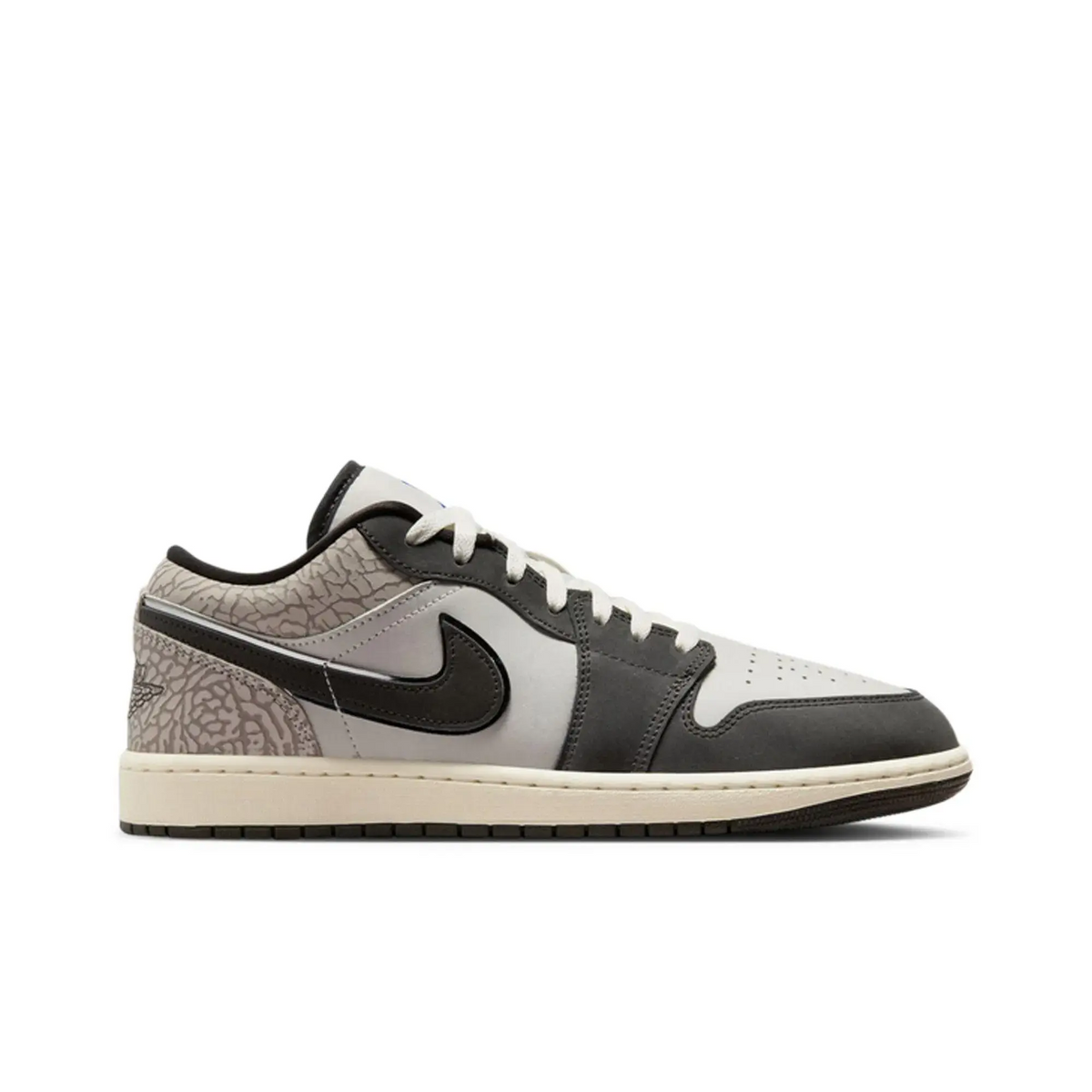 Jordan 1 Low SE Sail Deep Pewter Elephent Print sneaker 1 - stylecode IU2268-100