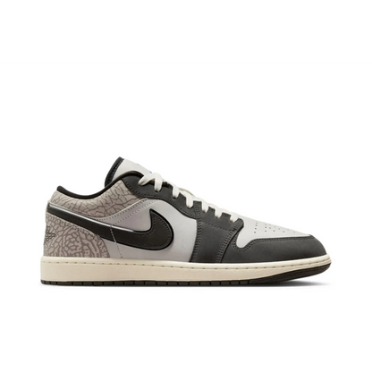 Jordan 1 Low SE Sail Deep Pewter Elephent Print sneaker 1 - stylecode IU2268-100