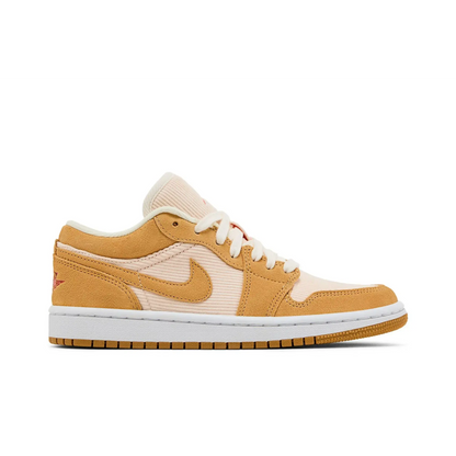 Jordan 1 Low SE Twine Orange Quartz Corduroy (Women's) sneaker 1 - stylecode DH7820-700
