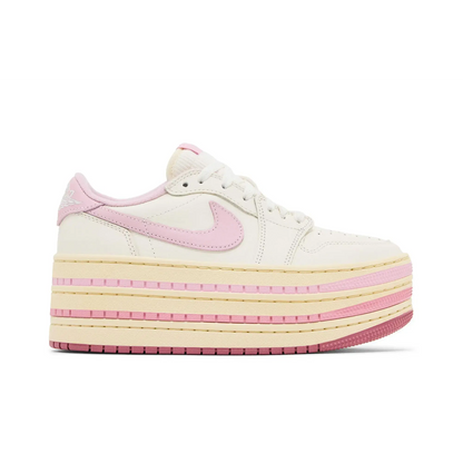 Jordan 1 Low Triple Stack Pale Ivory Iced Carmine (Women's) sneaker 1 - stylecode HV8288-101