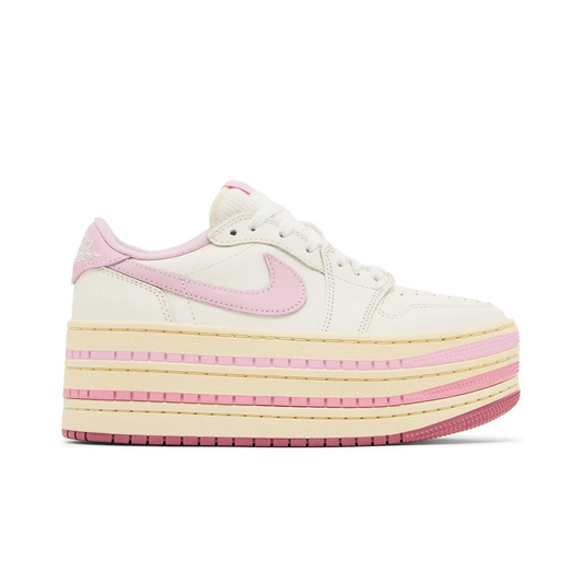 Jordan 1 Low Triple Stack Pale Ivory Iced Carmine (Women's) sneaker 1 - stylecode HV8288-101