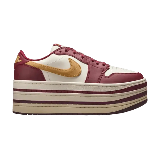 Jordan 1 Low Triple Stack Team Red Pale Ivory (Women's) sneaker 1 - stylecode HV8288-600