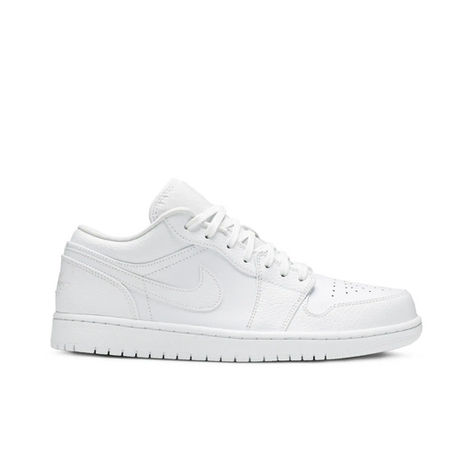 Jordan 1 Low Triple White Tumbled Leather sneaker 1 - stylecode 553558-130