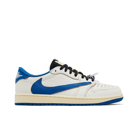 Jordan 1 Retro Low OG SP Fragment x Travis Scott Sail Military Blue sneaker 1 - stylecode DM7866-104