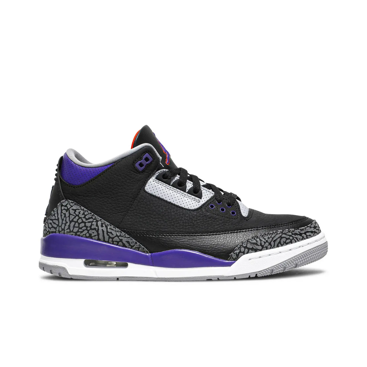 Jordan 3 Retro Black Court Purple sneaker 1 - stylecode CT8532-050