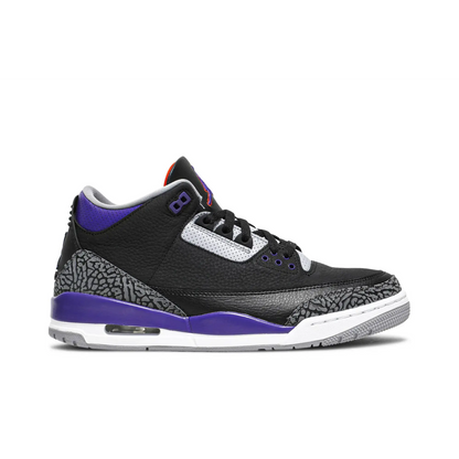Jordan 3 Retro Black Court Purple sneaker 1 - stylecode CT8532-050