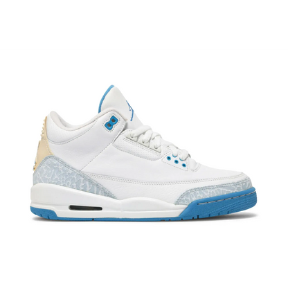 Jordan 3 Retro Harbor Blue (Women's) sneaker 1 - stylecode 315296-142