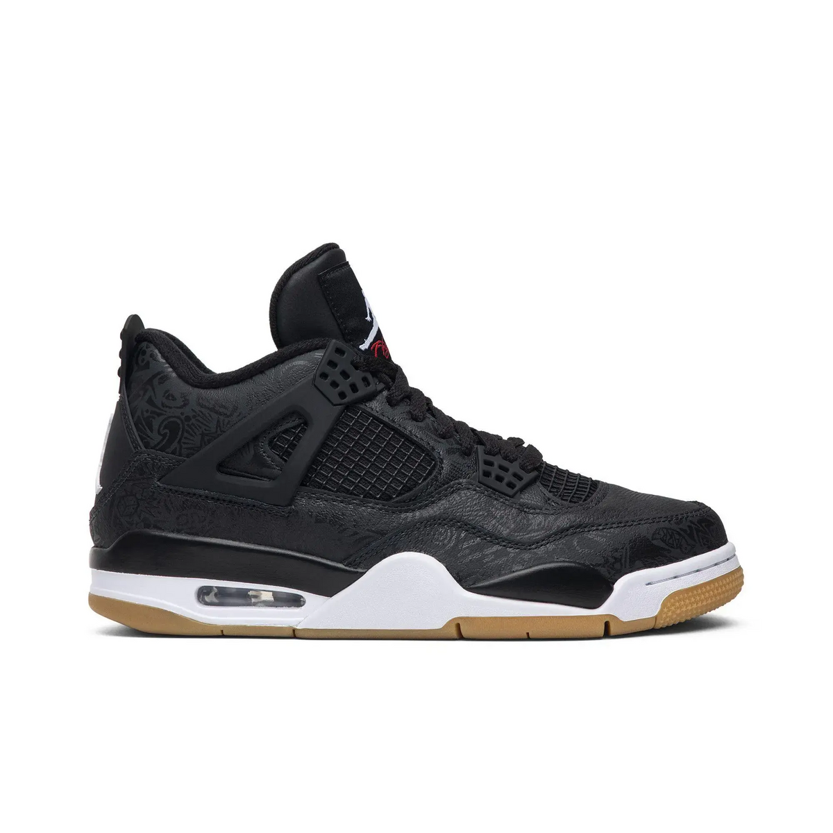 Jordan 4 Retro Laser Black Gum sneaker 1 - stylecode CI1184-001