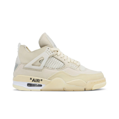 Jordan 4 Retro Off-White Sail (Women's) sneaker 1 - stylecode CV9388-100