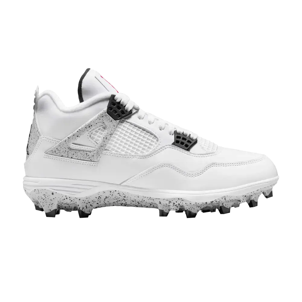 Jordan 4 Retro TD Cleat White Cement sneaker 1 - stylecode HQ0207-106