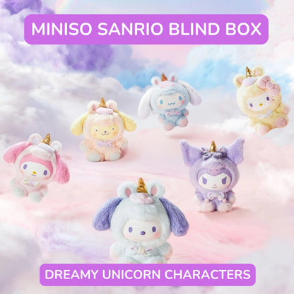Miniso Sanrio Characters Dreamy Unicorn Vinyl Plush Blind Box