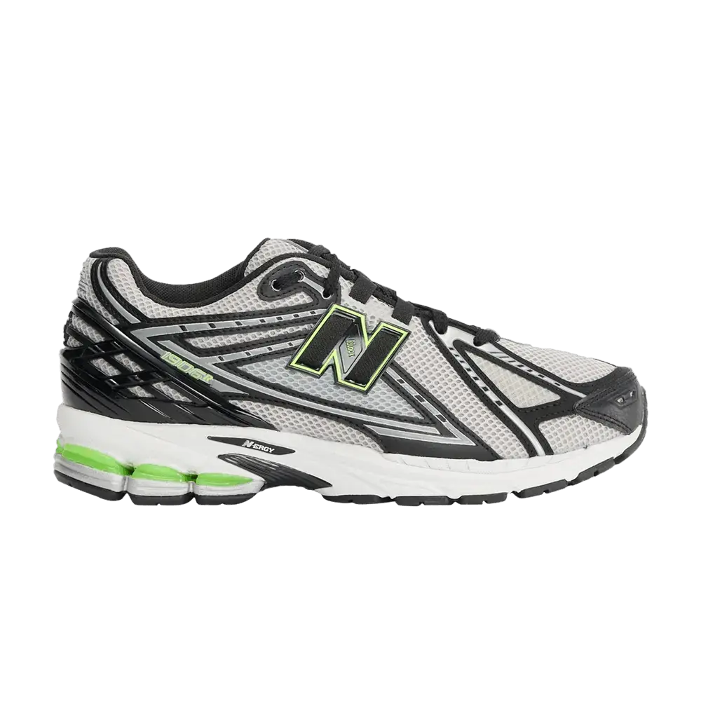 New Balance 1906R Light Grey White Black Green sneaker 1 - stylecode U1906RZL