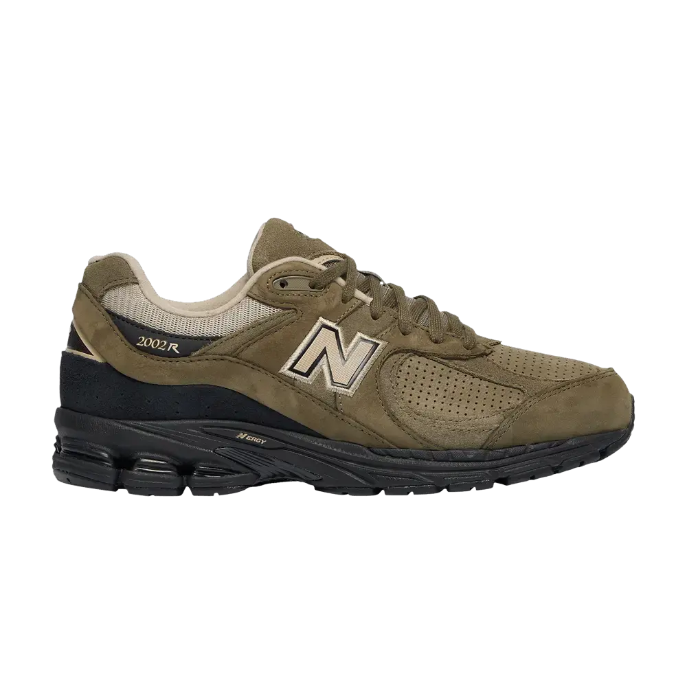 New Balance 2002R Olive Green Black sneaker 1 - stylecode M2002RCF
