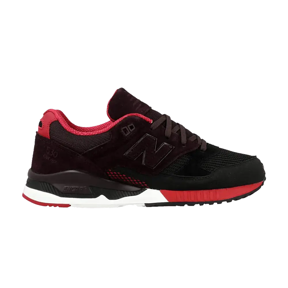 New Balance 530 Black Blackberry Red sneaker 1 - stylecode M530RTA