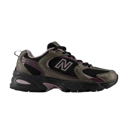 New Balance 530 Black Metallic Plum Brown sneaker 1 - stylecode MR530ADD