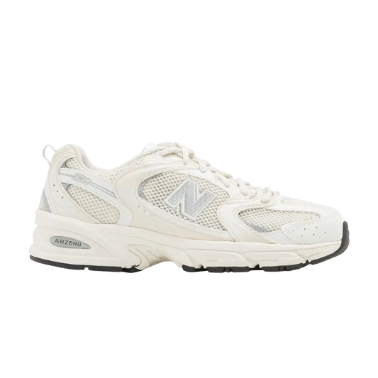 New Balance 530 Cream White Silver sneaker 1 - stylecode MR530LZ