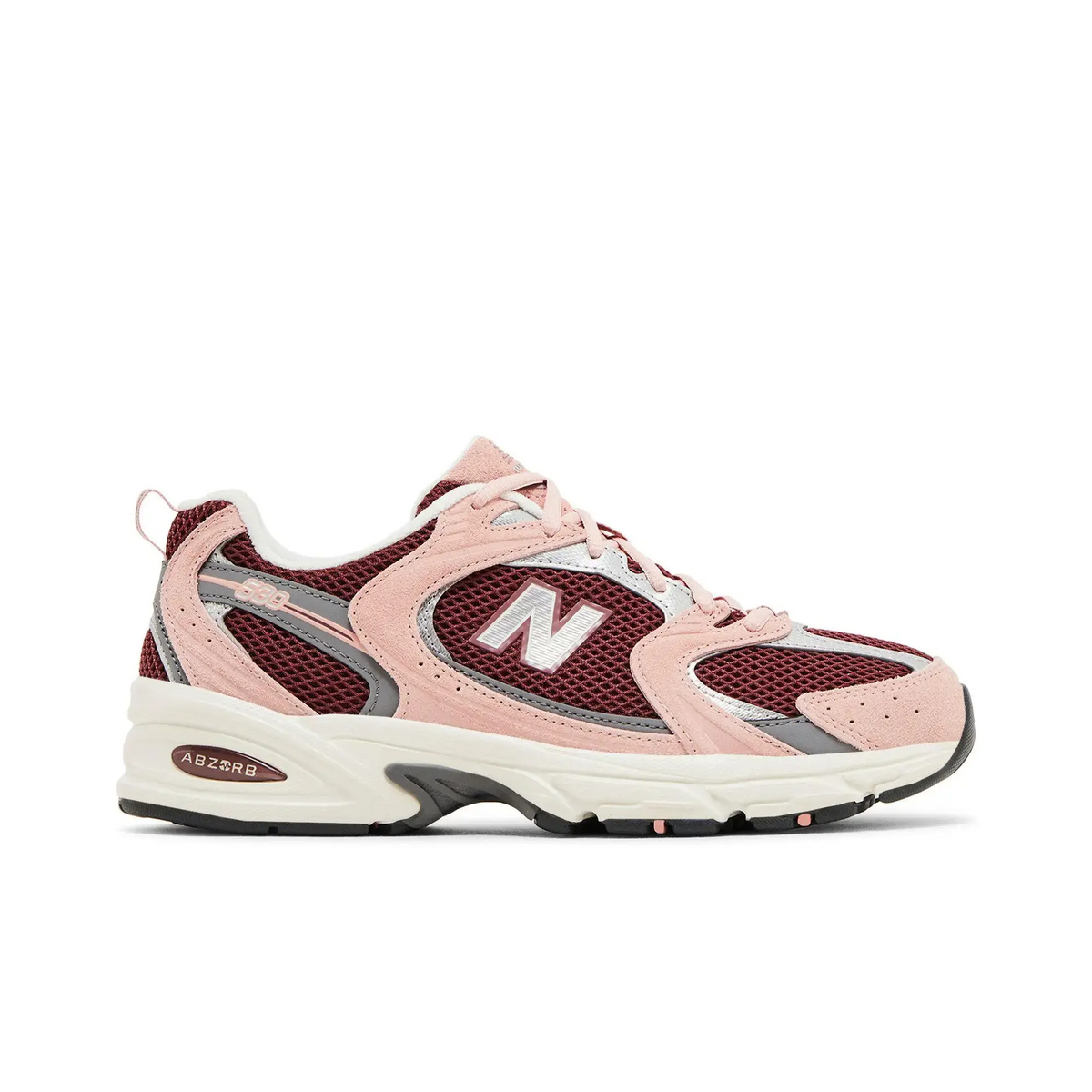 New Balance 530 Pink Moon Burgundy sneaker 1 - stylecode MR530PG