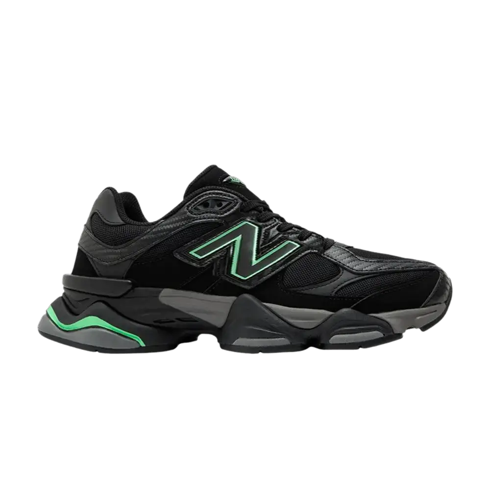 New Balance 9060 Black Grey Green sneaker 1 - stylecode U9060JBL