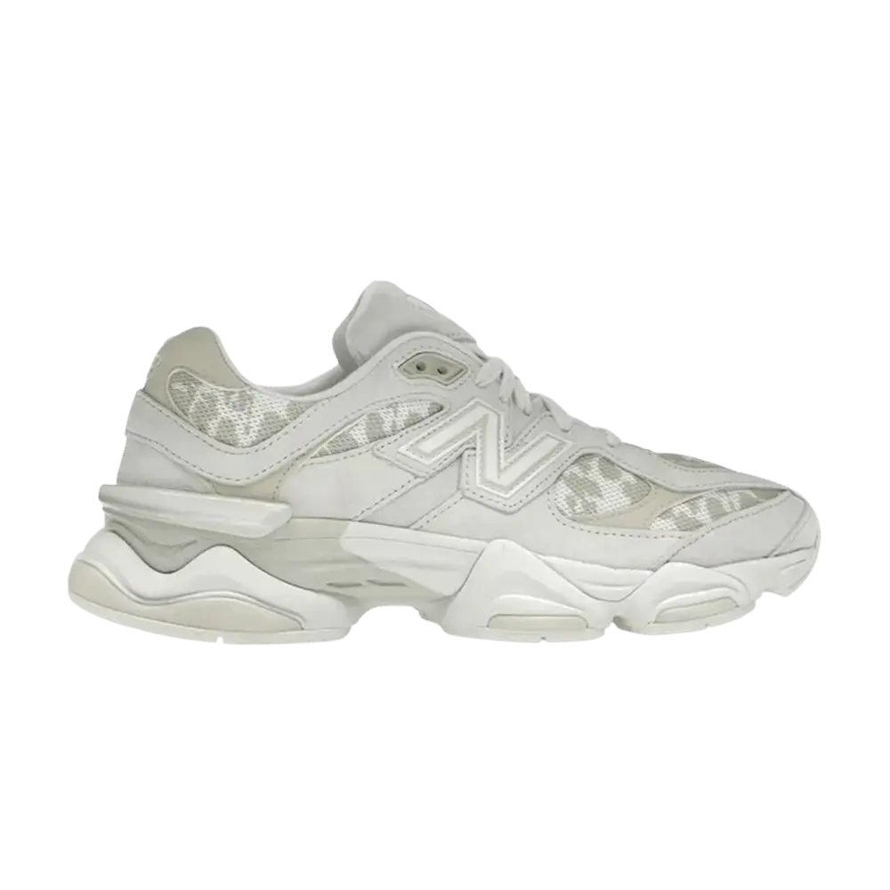 New Balance 9060 Cream Leopard sneaker 1 - stylecode U9060ZH