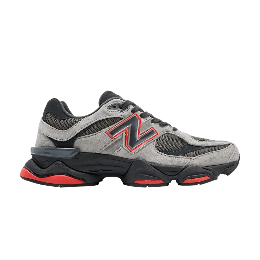 New Balance 9060 Grey Black Red JD Sports Exclusive sneaker 1 - stylecode U9060JBO