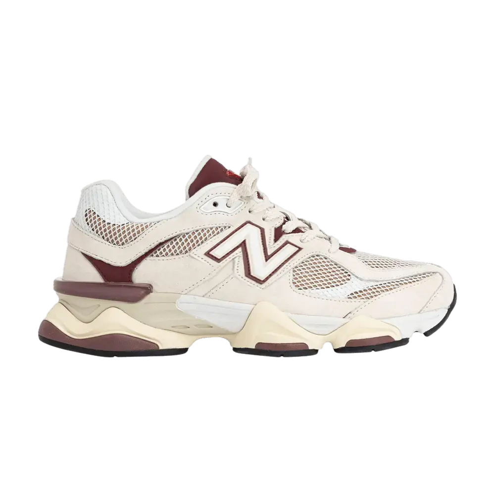 New Balance 9060 Linen Burgundy sneaker 1 - stylecode U9060PSD