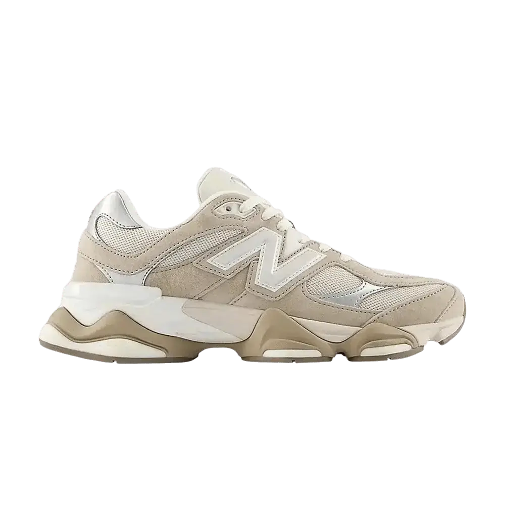 New Balance 9060 Moonbeam Silver Metallic Driftwood sneaker 1 - stylecode U9060ERM