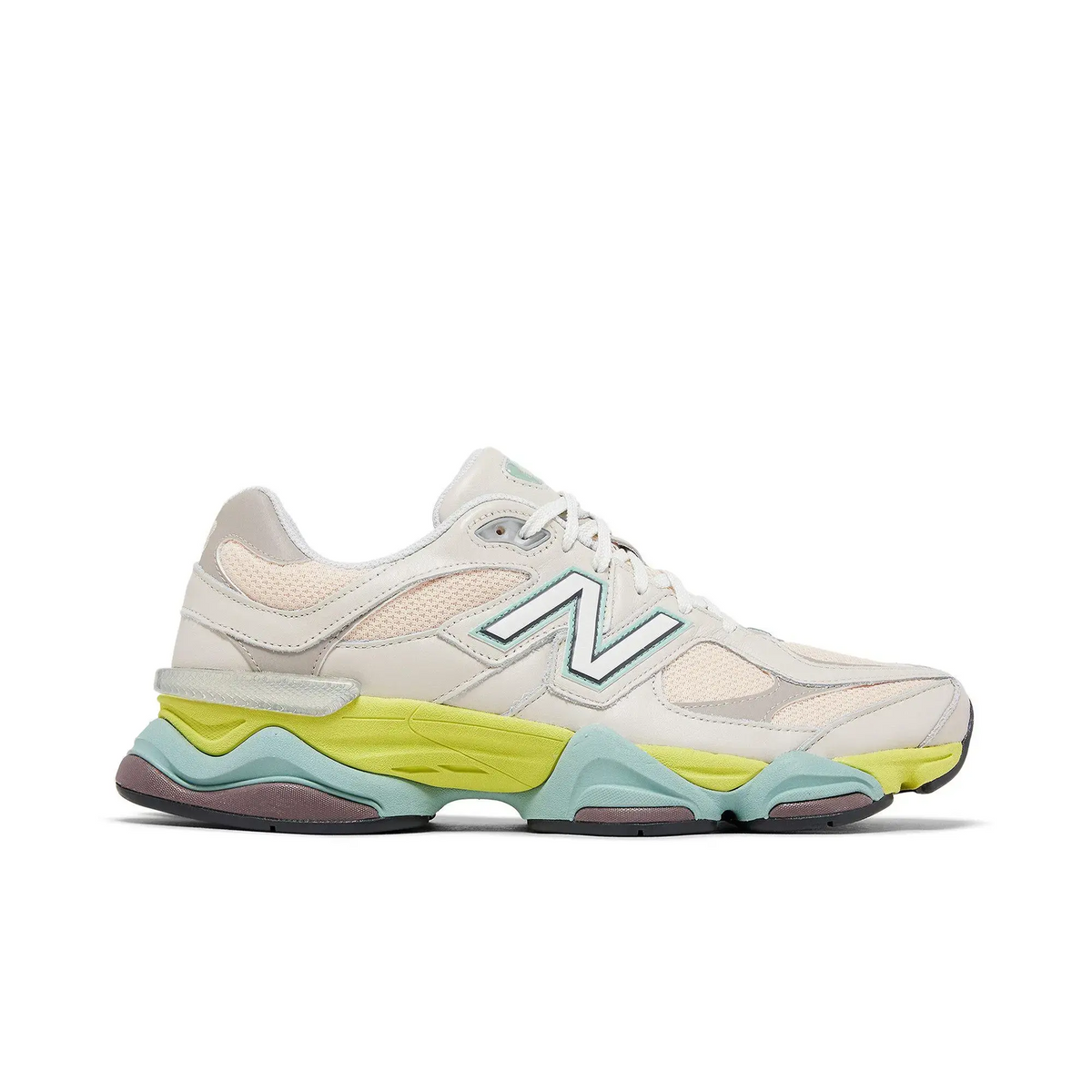 New Balance 9060 Moonbeam Vintage Rose Lime sneaker 1 - stylecode U9060GCB