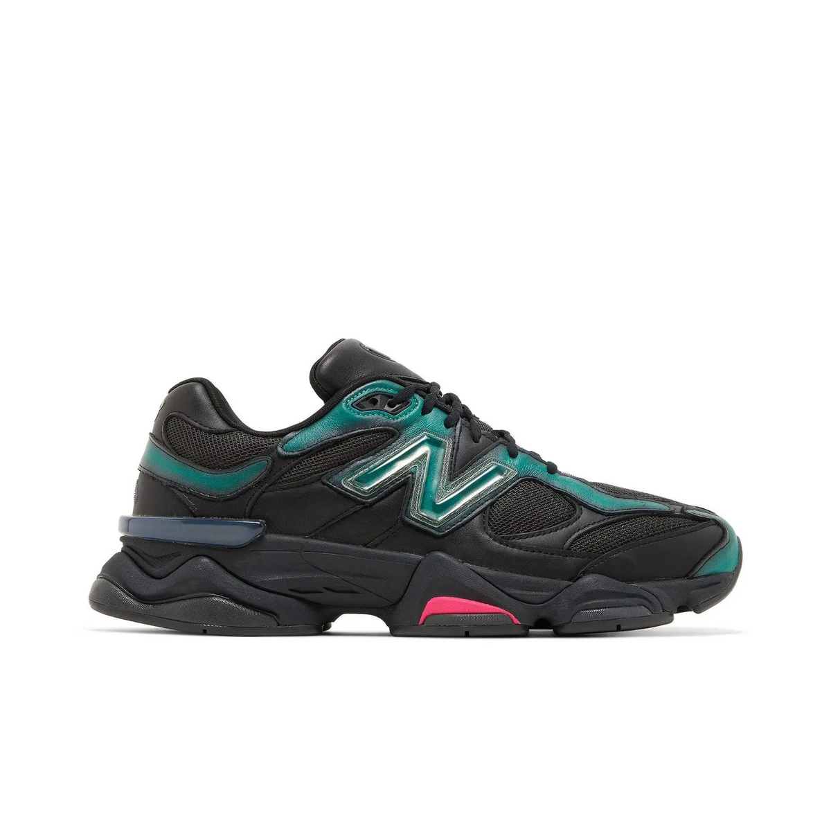 New Balance 9060 Mowalola Burglarwear Black Teal Pink sneaker 1 - stylecode U9060ML