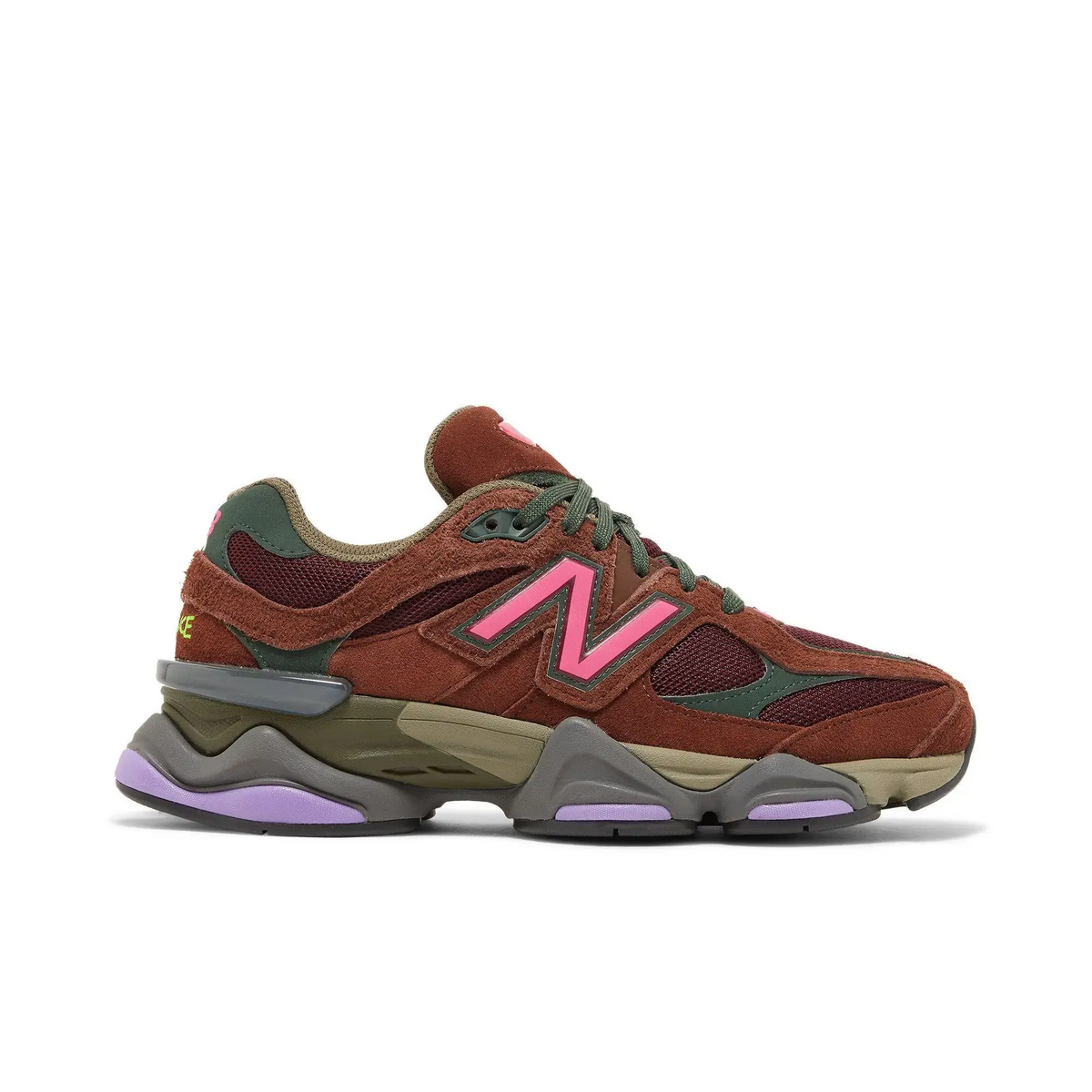New Balance 9060 Rich Oak Burgundy sneaker 1 - stylecode U9060BUR