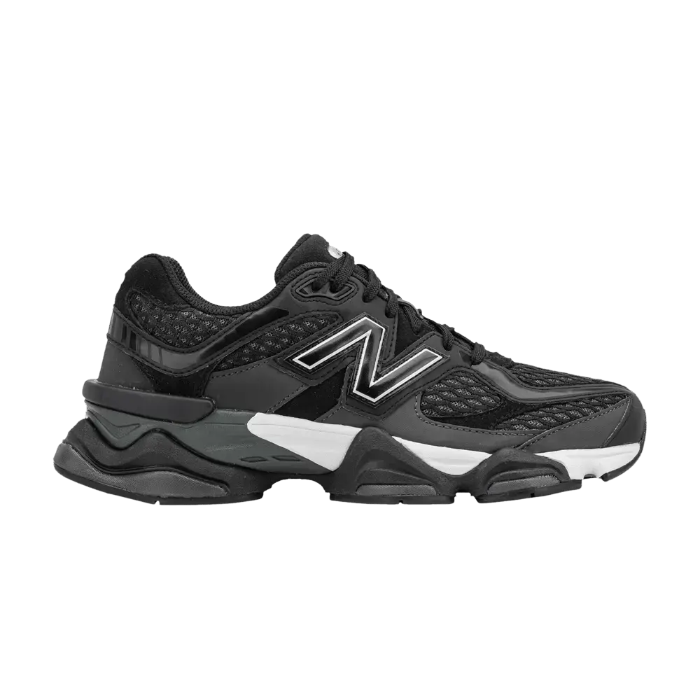 New Balance 9060 Shoe Palace Black Silver sneaker 1 - stylecode U9060PNR