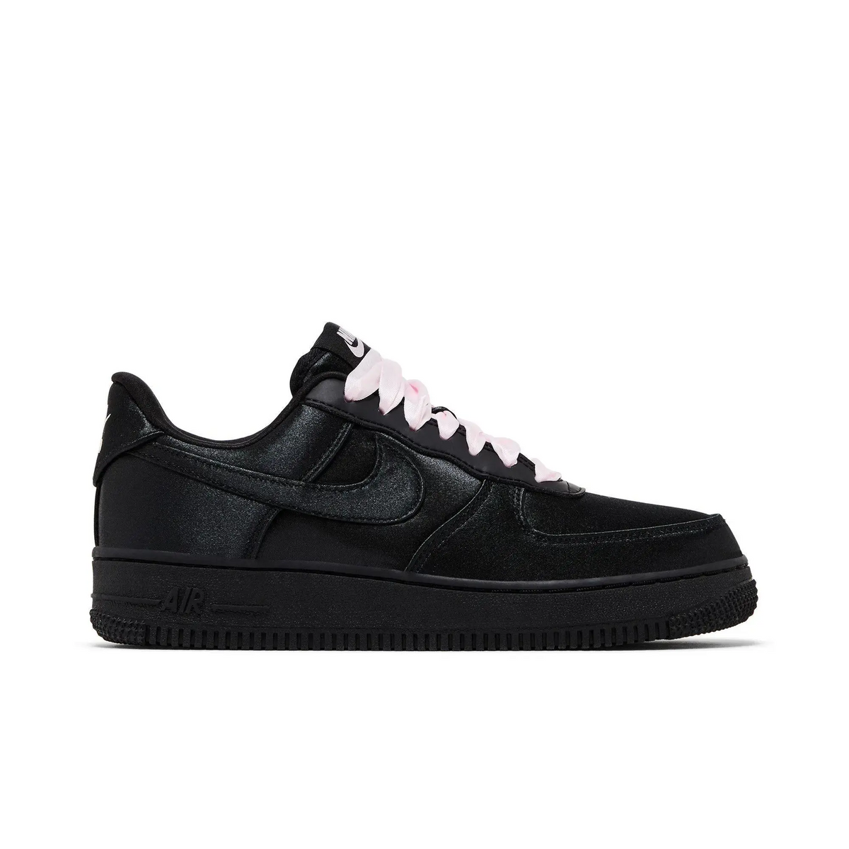 Nike Air Force 1 Low '07 LV8 Black Satin (Women's) sneaker 1 - stylecode IH2034-010