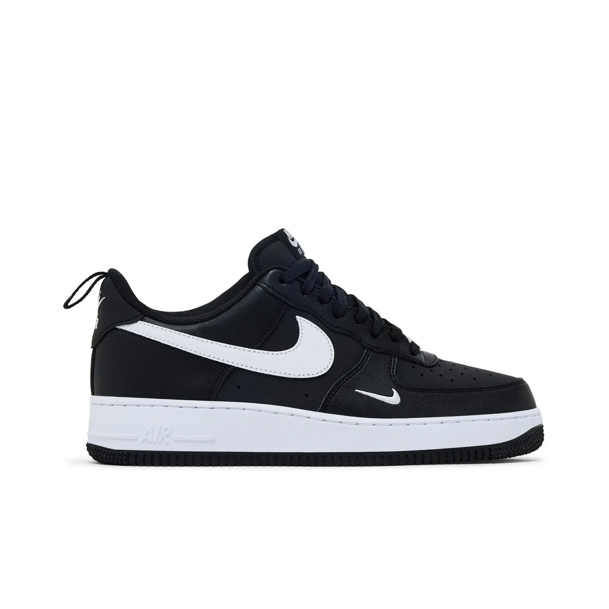 Nike Air Force 1 Low '07 LV8 Carbon Fiber Swoosh Black White sneaker 1 - stylecode IR5599-001
