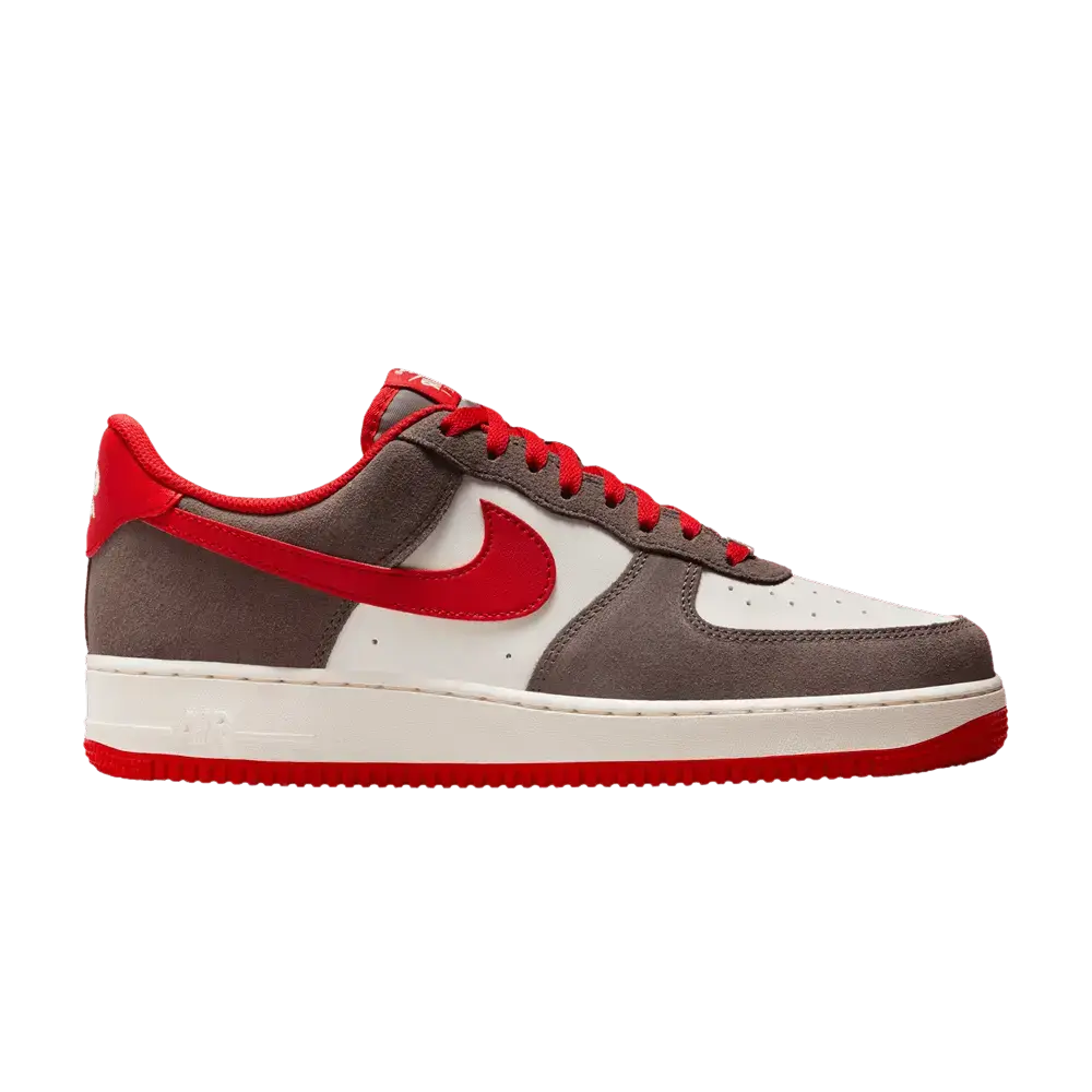 Nike Air Force 1 Low '07 LV8 Cave Stone University Red sneaker 1 - stylecode FQ8714-201