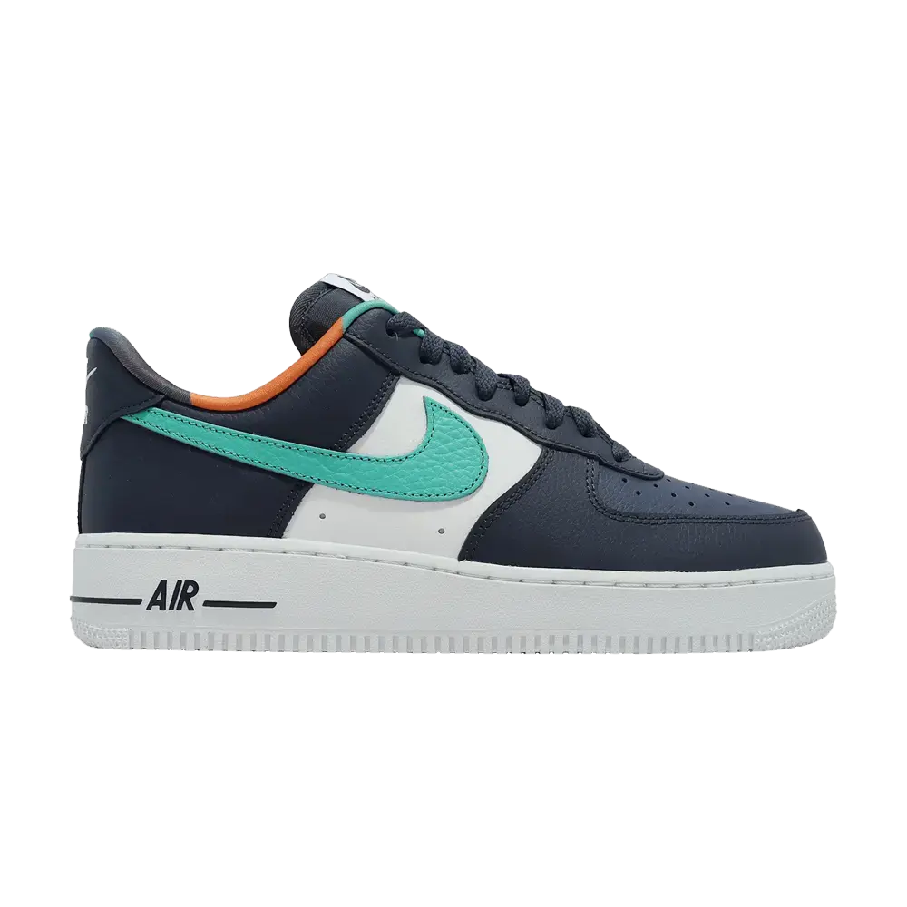 Nike Air Force 1 Low '07 LV8 EMB Thunder Blue Washed Teal sneaker 1 - stylecode DM0109-400