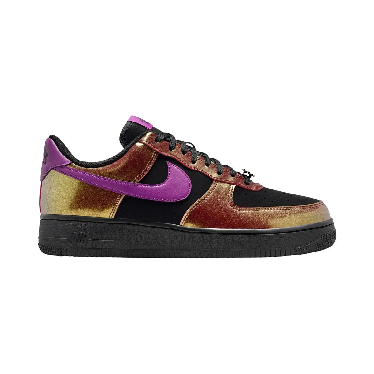 Nike Air Force 1 Low '07 LV8 Glam Rock Black Bold Berry sneaker 1 - stylecode IB6843-002