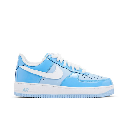 Nike Air Force 1 Low '07 LV8 Phychic Blue White Patent sneaker 1 - stylecode HV9405-400