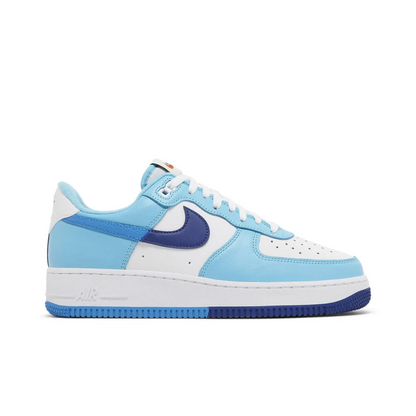 Nike Air Force 1 Low '07 LV8 Split Light Photo Blue Deep Royal sneaker 1 - stylecode DZ2522-100