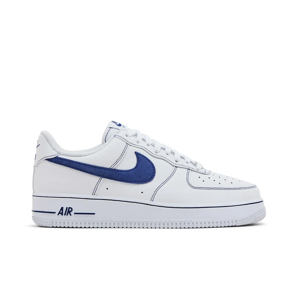 Nike Air Force 1 Low '07 LV8 White Deep Royal Blue sneaker 1 - stylecode HQ2037-100