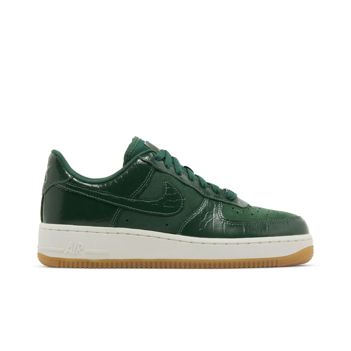 Nike Air Force 1 Low '07 LX Gorge Green Croc (Women's) sneaker 1 - stylecode DZ2708-300