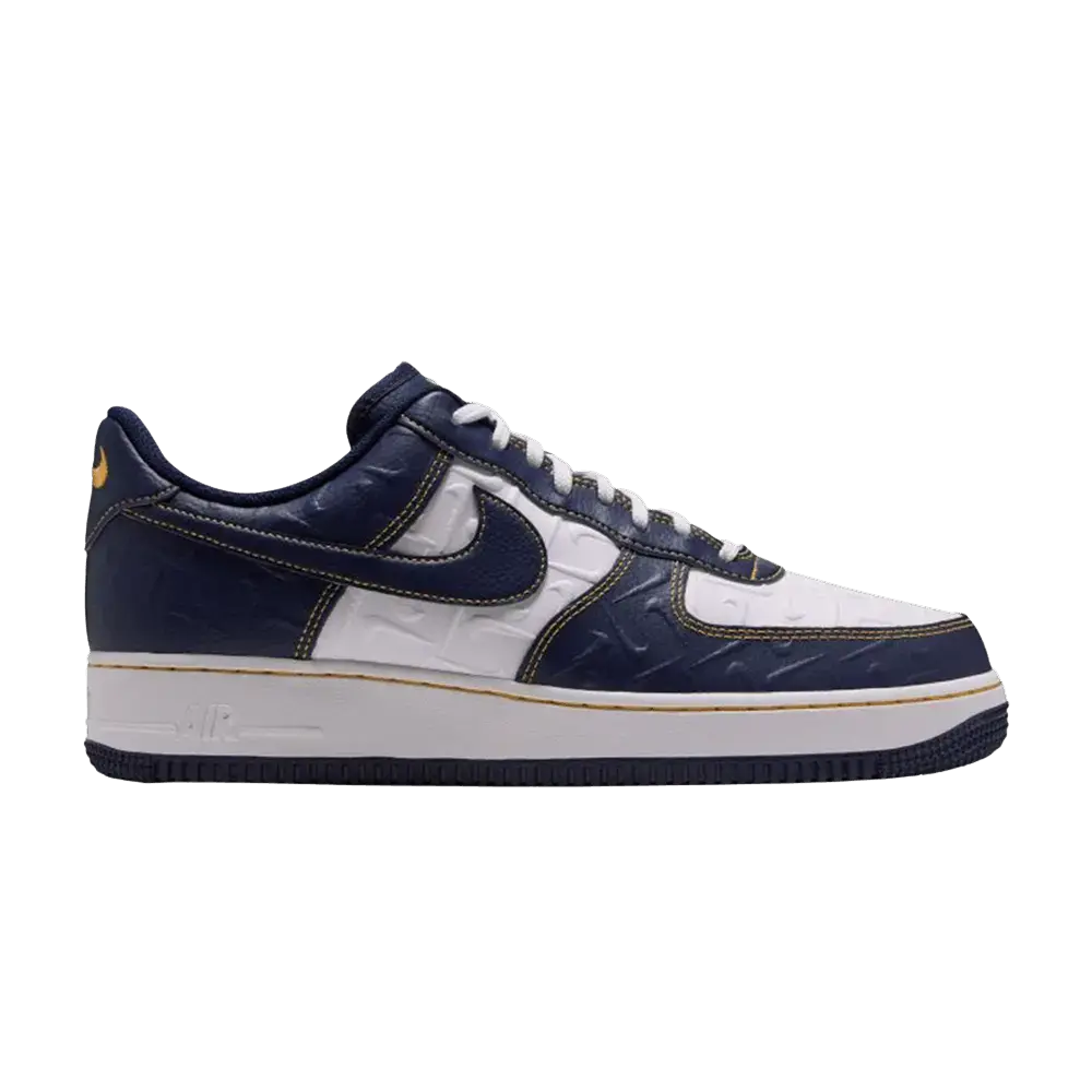 Nike Air Force 1 Low '07 Mini Swoosh Midnight Navy sneaker 1 - stylecode IX7257-133