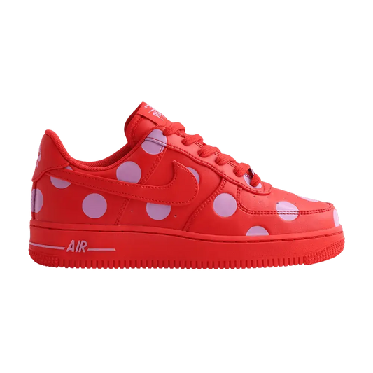 Nike Air Force 1 Low '07 Polka Dots Red Light Magenta (Women's) sneaker 1 - stylecode IR8647-600