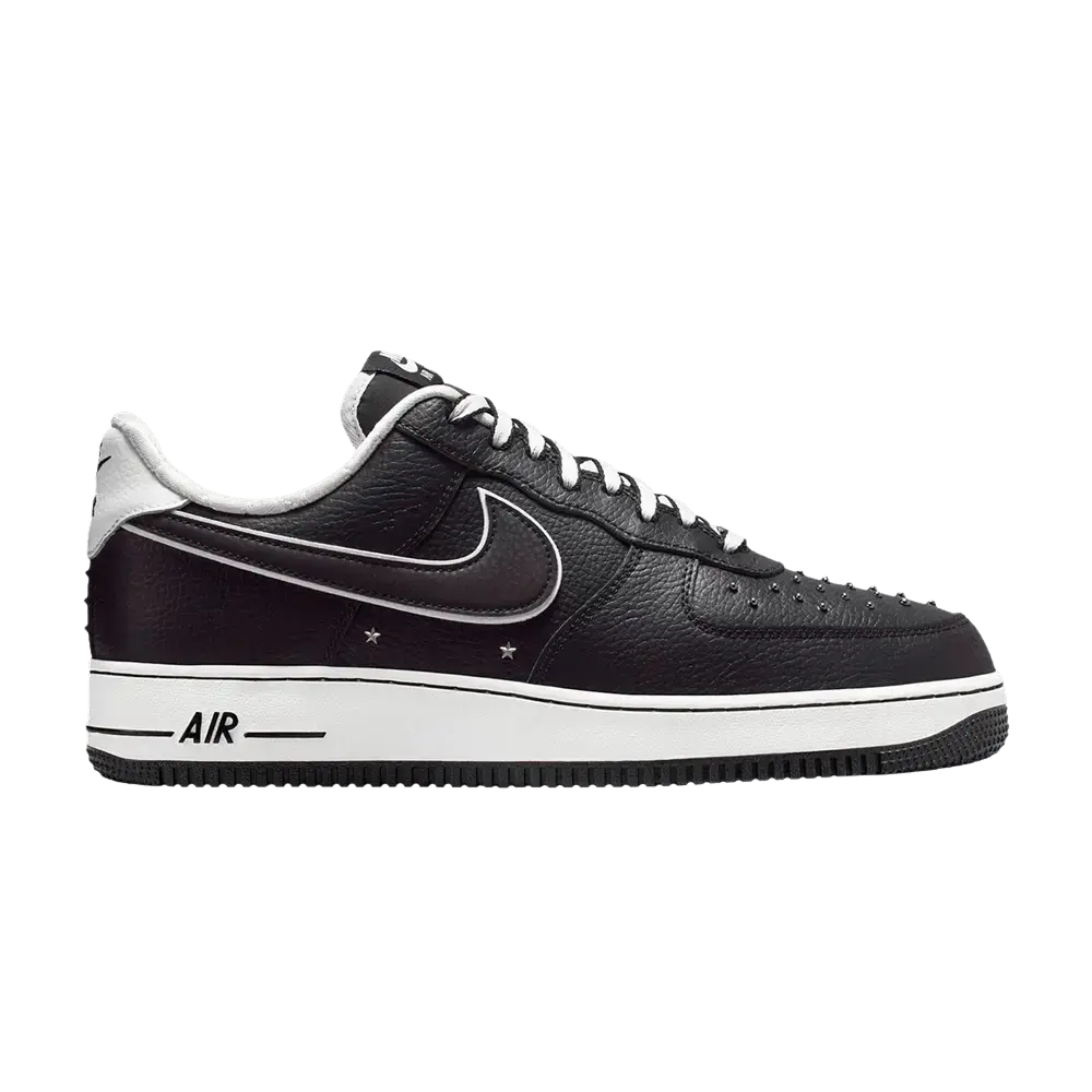 Nike Air Force 1 Low '07 Premium Black White Metallic Dark Grey sneaker 1 - stylecode IM6643-010