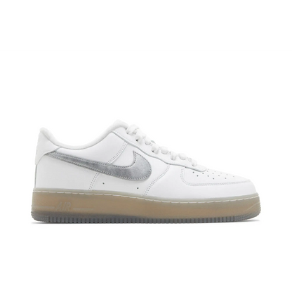 Nike Air Force 1 Low '07 PRM White Metallic Silver sneaker 1 - stylecode DX3945-100
