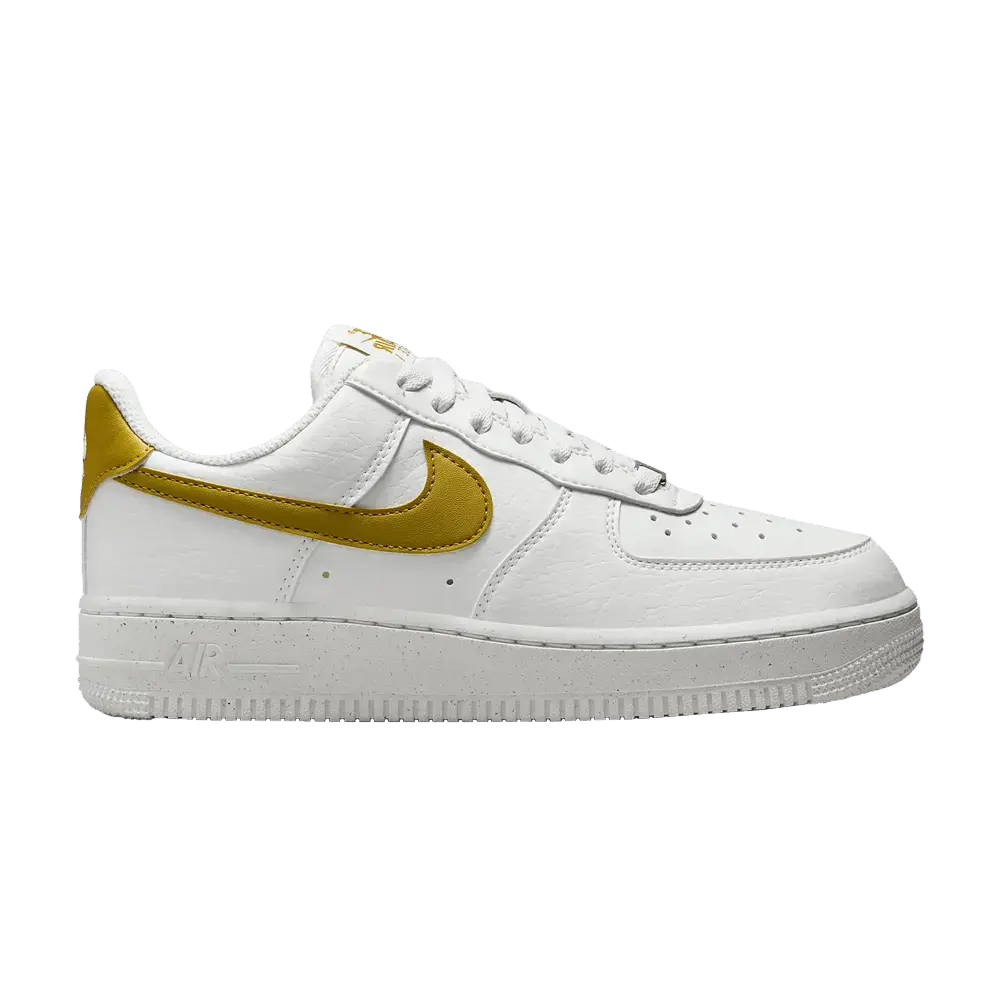 Nike Air Force 1 Low '07 SE Next Nature Summit White Bronzine (Women's) sneaker 1 - stylecode DV3808-101